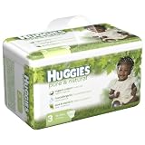 Huggies Pure & Natural Diapers, Size 3, 66-Count (Pack of 2)