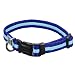Pet Supplies : Animal Planet Quick Snap Cushy Pet Collar 1-in Large (18-in to 26-in) Blue/Light Blue