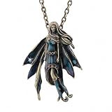SilberDream Schmuck Anh�nger Elfe Fairy Sapphire mit Kette Gemstone Monatsstein Elfen mit Zirkonia by J. Galbreth EK007von "SilberDream"