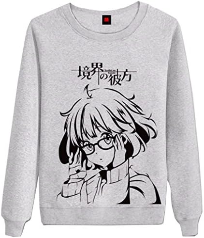 Kyoukai no Kanatal Direct Print Long Sleeves Sweatshirt (XL (US L), A)