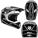 Fox Racing V-1 Youth Whitewall Helmet Black YL