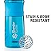 BlenderBottle SportMixer Tritan Grip Shaker Bottle, Blue/White, 20-Ounce