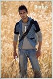 Darius Poster und Kunststoff-Rahmen - Kornfeld (91 x 61cm)