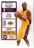 2010 11 Playoff Contenders Plates & Patches Basketball Card # 1 Kobe Bryant Los Angeles Lakers In a Protective Screwdown Display Case!