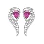 SchmuckMart Rubin 0.41ct. 2 Diamanten 0.01ct. Ohrs&hellip von SchmuckMart