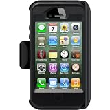 Best Price Otterbox Defender Series Hybrid Case & Holster for iPhone 4 & 4S - Retail Packaging - Black