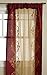 Regal Home Danbury 54-Inch by 84-Inch Embroidered Window Panel, Burgundy