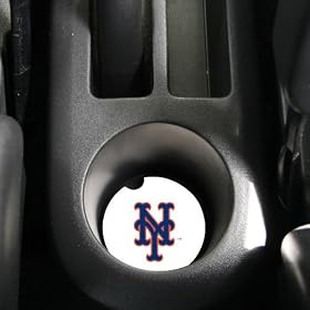 New York Mets 2-Pack Absorbent Car Coasters