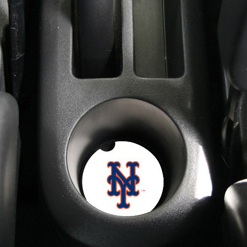 New York Mets 2-Pack Absorbent Car Coasters