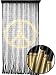 Peace Sign Door Curtain ~ Wodden Door Beads ~ Over 30 Strands! ~ Fits Standard Size Doorway