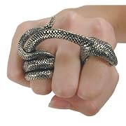 Adder Bite Alchemy Gothic Snake Ring