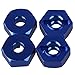 BQLZR Dark Blue CC01-005 Aluminum Alloy Wheel Hub Hex 12x5mm Mount and Pin Upgrade Parts for TAMIYA CC01 4WD RC1:10 Car Pack of 4