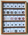 30 Collector NGC PCGS ICG Coin Slab Display Case Cabinet