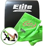 Elite Sportz Abdominal Mat Sit Up Support Pad - Bonus Resistance Band Included