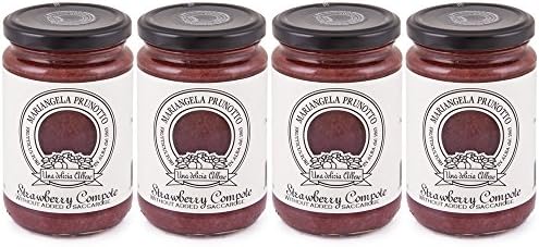 Mariangela Prunotto - Strawberry Compote Without Added Saccarose, 12oz (345g) - Pack of 4