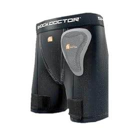 Click here to buy Shock Doctor Ladies Power Hockey Short with Pelvic Protector.