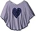 Speechless Big Girls' Circle Top with Lace Applique
