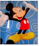 Blue Disney Mickey Mouse Large Blanket Throw 60 x 80