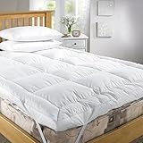 GOOSE FEATHER AND DOWN MATTRESS TOPPERS 85% FEATHER & 15% DOWN- DOUBLE BED SIZE