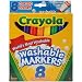 Washable Markers, Broad Point, Classic Colors, 8/Pack