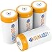 SunLabz 3000mAh NiCd C Rechargeable Batteries (4 Pack)
