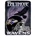 Baltimore Ravens Extra Large Plush Blanket