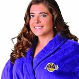 NBA Los Angeles Lakers Cotton Robe (Purple, One Size)