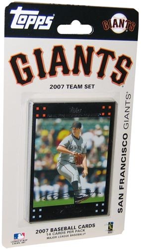 Topps San Francisco Giants 2007 Baseball Card Team Set