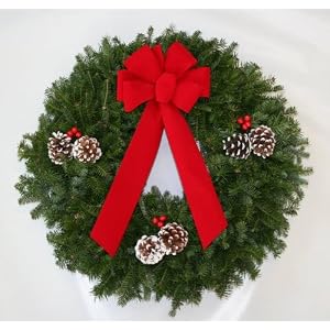 Balsam Christmas Wreath 24 Inch 