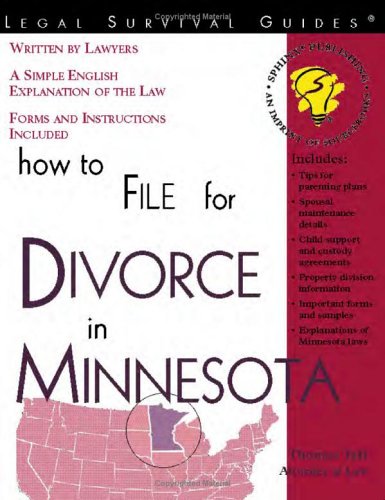 how to file for divorce in minnesota legal survival guides