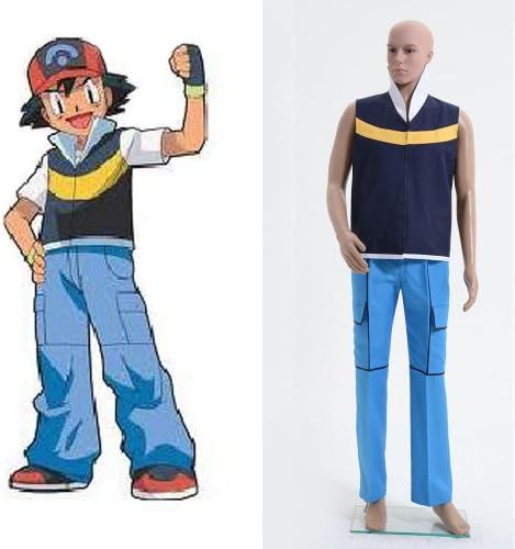 Pokemon ash ketchum cosplay costume Style-B