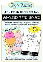 Sign Babies ASL Flash Card-Set 2: Around The House