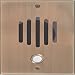 Panasonic KSU-Compatible Large Solid Brass Door Stations - Antique Brass Finish