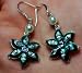 Elven Queen Galadriel Earrings White Gold Plated - Lord of the Rings