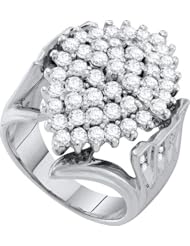 2.00CTW DIAMOND LADIES CLUSTER RING