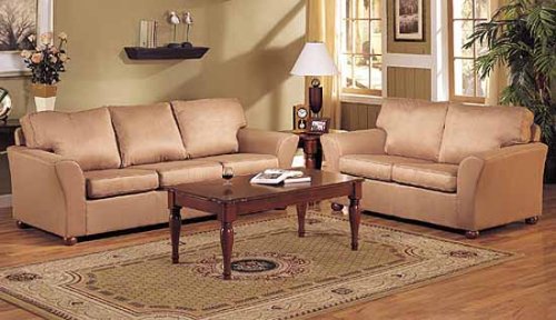 Kitchen: Sofa And Loveseat In Bronze