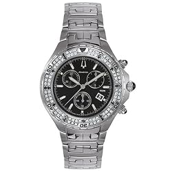 Accutron Men's 26E02 Val d'Isere Diamond Chronograph Watch