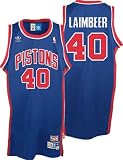 Bill Laimbeer Jersey: adidas Blue Throwback Swingman #40 Detroit Pistons Jersey
