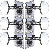 STEEL STRING TUNERS 3+3 ALL CHROME