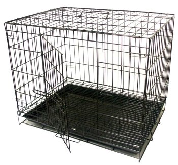 Childrens Toyshop  Pet Supplies : Dog and Cat Kennel Black - 24x17x20