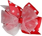 Posies Accessories Big Hair Bow Red Polka Dot Collection