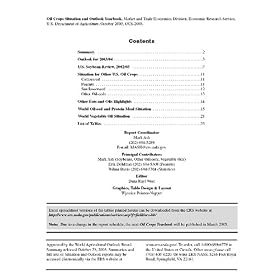 Oil Crops Yearbook by
