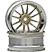 HPI Racing 3298 Work XSA 02 C Wheels, 26mm, Gold and Chrome