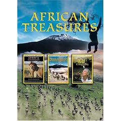 African Treasures - Kilimanjaro, Jane Goodall's Wild Wild Chimpanzees, Africa: The Serengeti (Large Format 3-Pack)