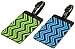 Travelon Zig Zag Set Of 2 Luggage Tags, Assorted, One Size