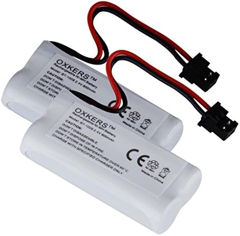 2 Packs OXKERS 2.4V 800mAh Ni-MH Rechargeable Cordless Phone Telephone Batteries for Uniden BT-1021, BT1021