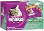 Whiskas Choice Cuts Chef's Favorites Variety Pack (Tuna, Turkey, Chicken, Beef) Food for Cats & Kittens,  2.25 lb. Pack 4 Count
