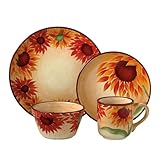 Pfaltzgraff Evening Sun 48-Piece Dinnerware Set, Service for 12