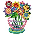 Alex Paint A Wooden Sculpture - Flower Vase