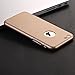 iPhone6 Plus Case ,FLOVEME [All-Round Series] 360 Degree 2 in 1 Full Cover Protection Case with Tempered Glass Screen Protector for Apple iPhone6 Plus 5.5 inch - Gold